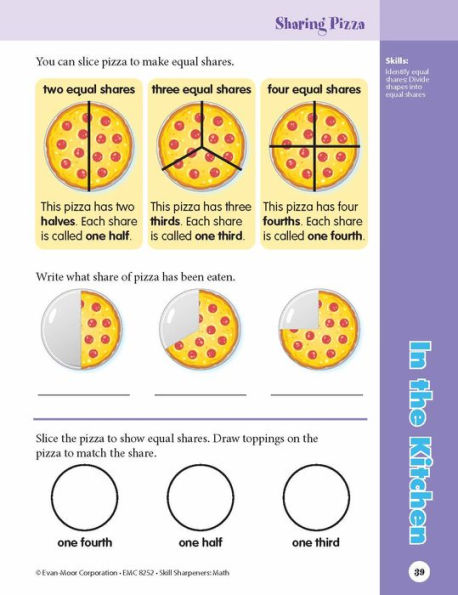 Skill Sharpeners: Math, Grade 2 Workbook