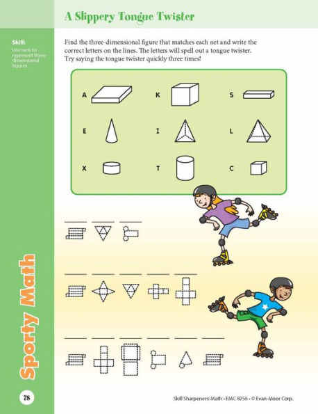 Skill Sharpeners: Math, Grade 6 Workbook