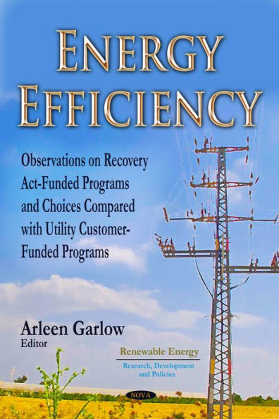 Energy Efficiency : Observations on Recovery Act-funded Programs and Choices Compared With Utility Customer-funded Programs