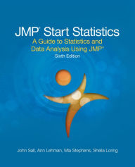 Title: JMP Start Statistics: A Guide to Statistics and Data Analysis Using JMP, Sixth Edition, Author: John Sall