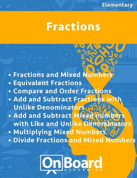 Fractions: Fractions & Mixed Numbers, Equivalent Fractions, Compare & Order Fractions, Add & Subtract Fractions w/ unlike denominators, Add and Subtract Mixed Numbers w/ like & unlike denominators, Multiplying Mixed Numbers, Divide Fractions & Mixed Numbe