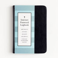 Title: Internet Password Logbook (Black Leatherette): Keep track of usernames, passwords, web addresses in one easy and organized location, Author: Editors of Rock Point