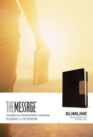 Title: The Message Slimline (Leather-Look, Brown/Saddle Tan), Author: Eugene H. Peterson