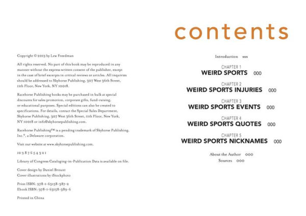 Sports Weird-o-Pedia: The Ultimate Book of Surprising, Strange, and Incredibly Bizarre Facts about