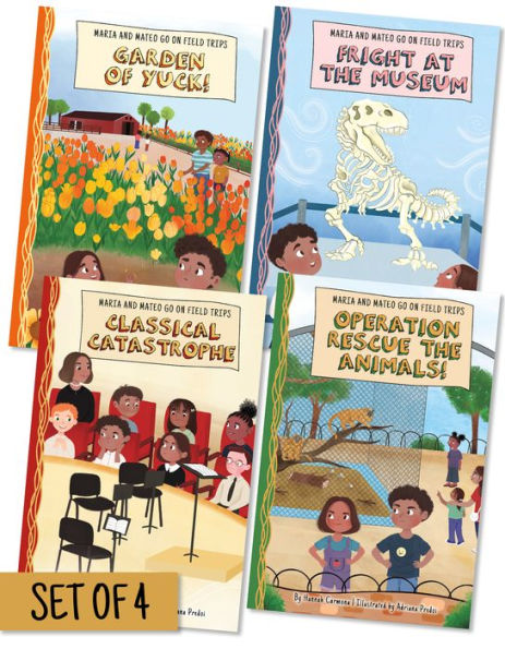 Maria and Mateo Go on Field Trips (Set of 4)