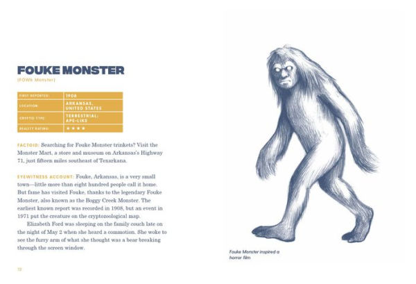 Cryptid Creatures: A Field Guide to 50 Fascinating Beasts