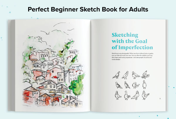 Mindful Sketching: A Drawing Book for Adults