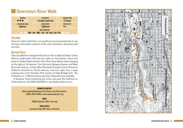 Day Hike Inland Northwest: Spokane, Coeur d'Alene, and Sandpoint, 2nd Edition: 75 Trails You Can a