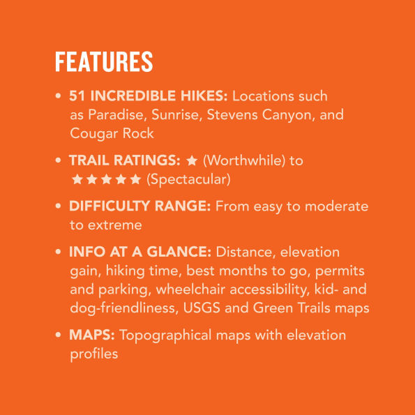 Day Hike Washington: Mount Rainier, 5th Edition: More than 50 Trails around Rainier National Park, Longmire, and Paradise Area