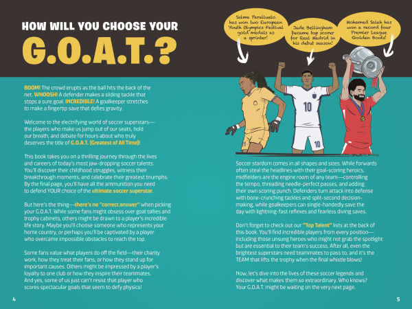 The Greatest Soccer Player of All Time: Thrilling Profiles of 12 Iconic AthletesWho Is Your GOAT? (Stocking Stuffers for Boys)