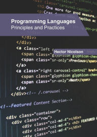 Title: Programming Languages: Principles and Practices, Author: Hector Nicolson