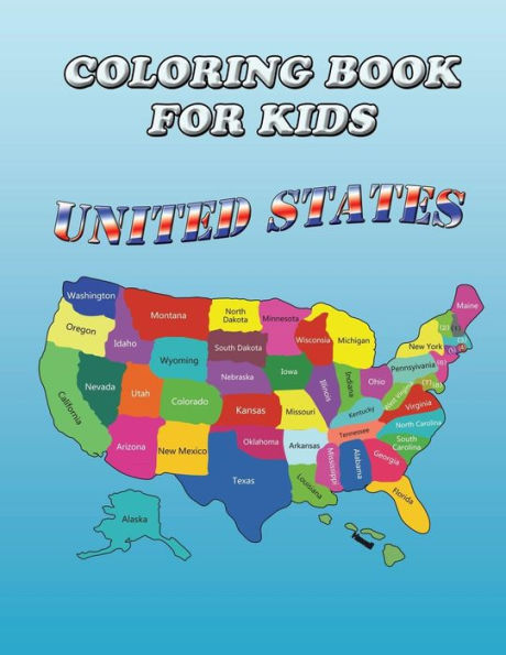 Coloring Book for Kids: United States: Kids Coloring Book