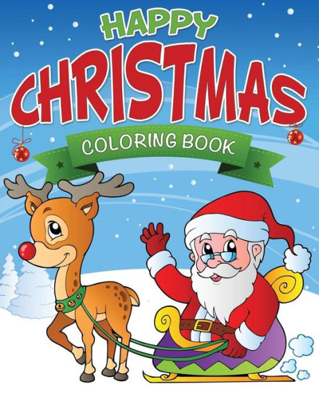 Happy Christmas Coloring Book