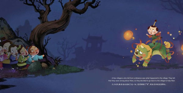 The Monster on Chinese New Year's Eve: A Legend Retold in English and Chinese