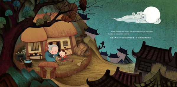 The Monster on Chinese New Year's Eve: A Legend Retold in English and Chinese