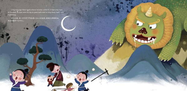 The Monster on Chinese New Year's Eve: A Legend Retold in English and Chinese
