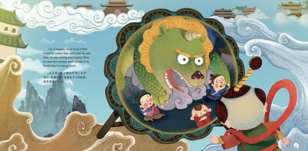 The Monster on Chinese New Year's Eve: A Legend Retold in English and Chinese