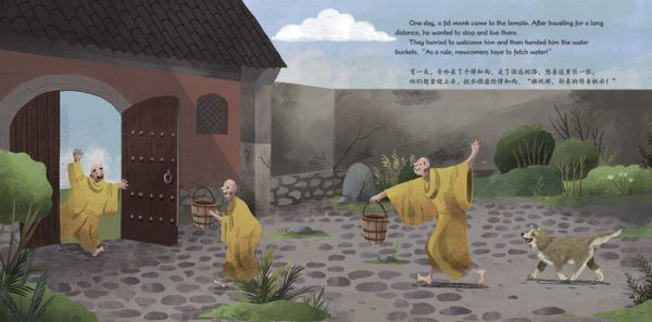 Three Monks: A Story Told in Chinese and English