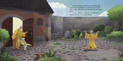 Alternative view 18 of Three Monks: A Story Told in Chinese and English