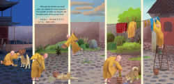 Alternative view 3 of Three Monks: A Story Told in Chinese and English