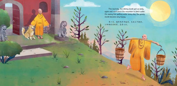 Three Monks: A Story Told in Chinese and English