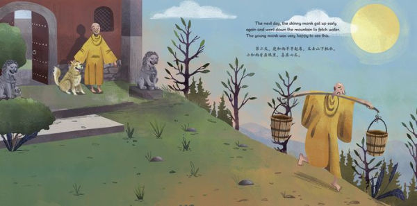 Three Monks: A Story Told in Chinese and English