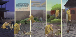 Alternative view 10 of Three Monks: A Story Told in Chinese and English