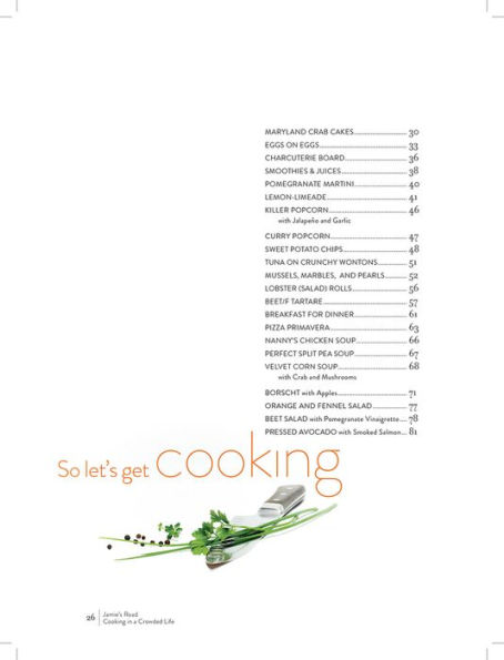 Jamie's Road: Cooking in a Crowded Life