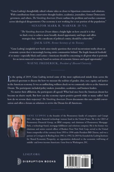 the Vanishing American Dream: A Frank Look at Economic Realities Facing Middle- and Lower-Income Americans