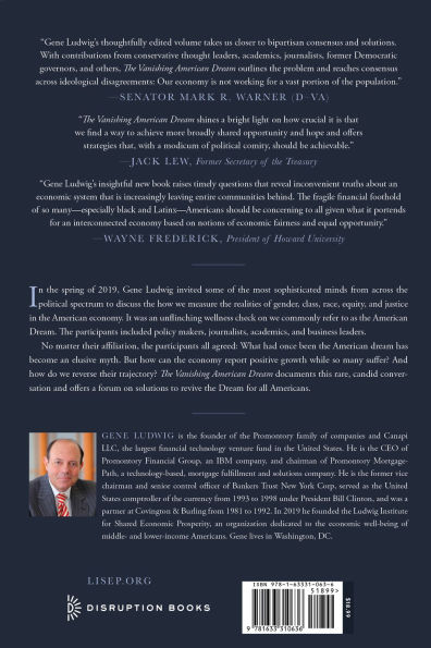 the Vanishing American Dream: A Frank Look at Economic Realities Facing Middle- and Lower-Income Americans