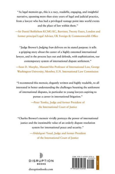 Judging Iran: A Memoir of the Hague, White House, and Life on Front Line International Justice