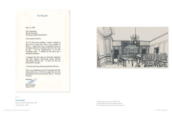 Letters from the Corporation of Brown University: Lives of Usefulness and Reputation, 1764 - 2023