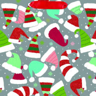 Title: Holiday Hats Large Gift Bag