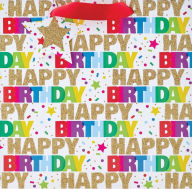 Title: Birthday Glitter Lg. Square Gift Bag