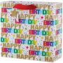 Alternative view 2 of Birthday Glitter Lg. Square Gift Bag