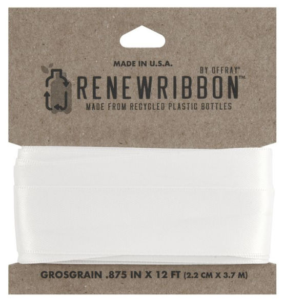 Renew Satin Ribbon White