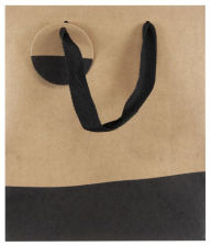 Title: Medium Dipped Kraft Tote Black