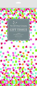 Title: Printed Gift Tissue Colorful Confetti