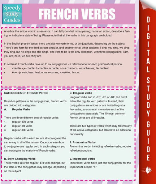 French Verbs (Speedy Study Guides)