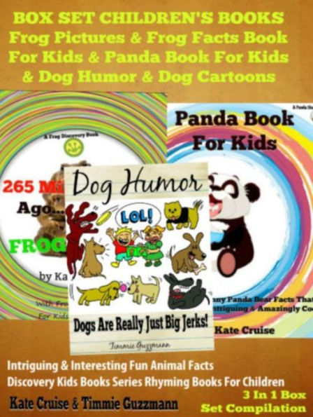 Pandas, Frogs & Dogs: Amazing Pictures & Facts On Animals: Discovery Kids Book Series + Joke Books For Kids
