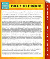 Title: Periodic Table (Advanced): (Speedy Study Guides), Author: Speedy Publishing