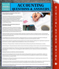 Title: Accounting Questions & Answers, Author: Speedy Publishing