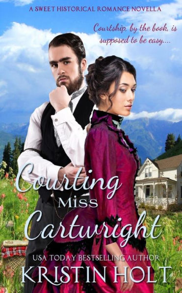 Courting Miss Cartwright: A Sweet Western Historical Romance Novella