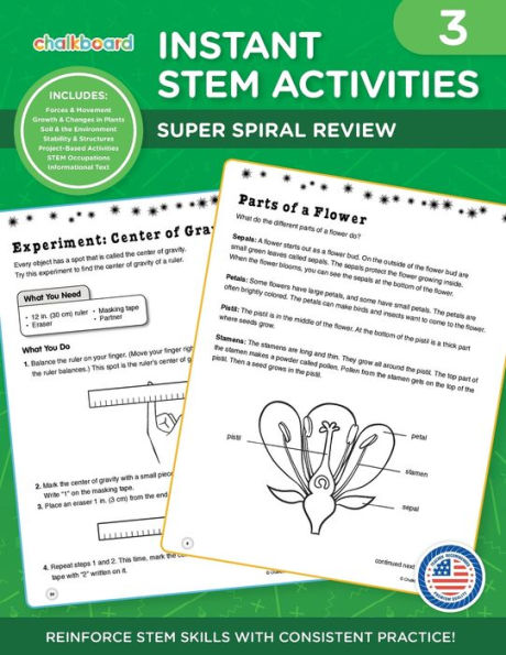 STEM GRADE 3 CHALKBOARD WORKBOOK