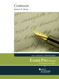 Title: Brain's Exam Pro on Contracts, Essay, Author: Robert Brain