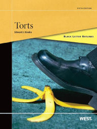 Title: Kionka's Black Letter Outline on Torts, 5th, Author: Edward Kionka