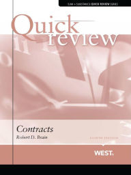 Title: Sum and Substance Quick Review on Contracts, 8th, Author: Robert Brain