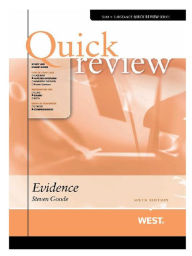 Title: Quick Review of Evidence, 6th, Author: Steven Goode