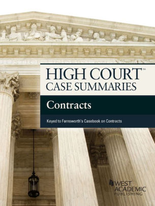 High Court Case Summaries On Contracts Keyed To