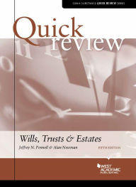 Title: Quick Review of Wills, Trusts, and Estates / Edition 5, Author: Jeffrey N. Pennell